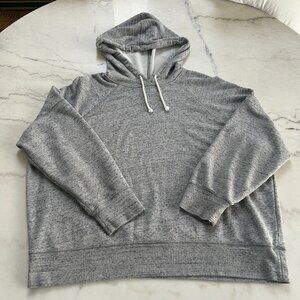 Free Assembly Women Gray Pullover Hoodie Sweatshirt 3XL Cozy Activewear Workout